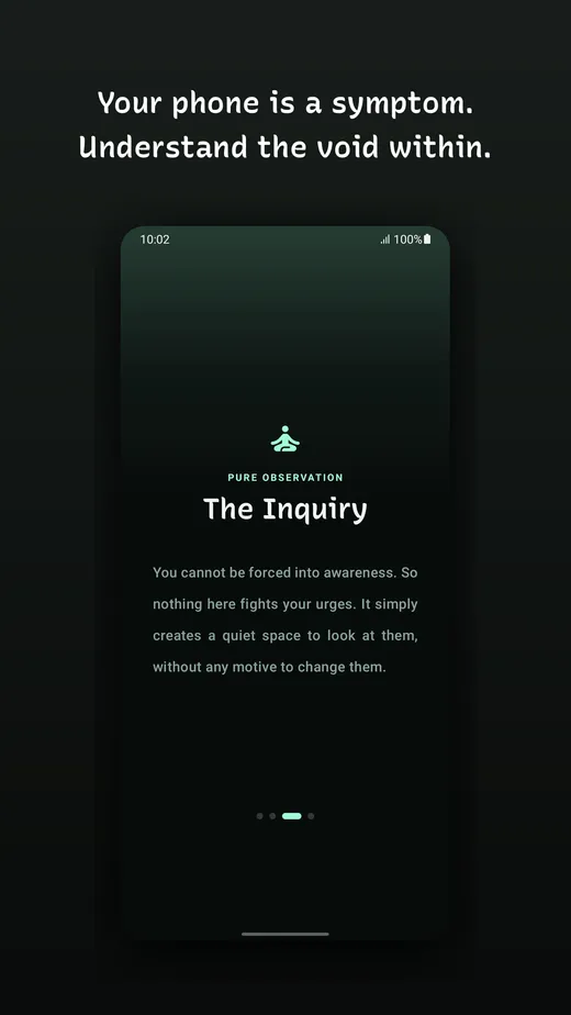 The EnsoMori onboarding screen