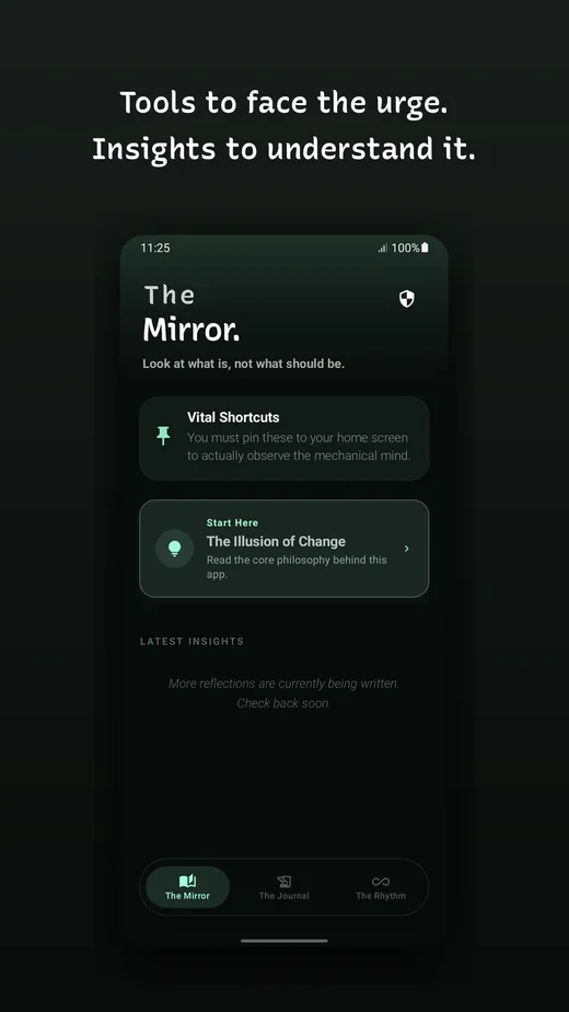 The EnsoMori home screen