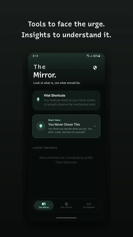 The EnsoMori home screen